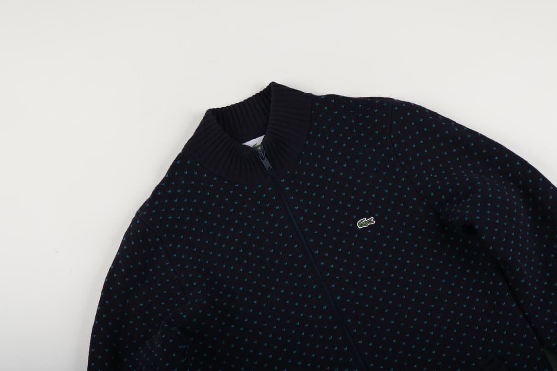 [L] 라코스테 울 니트 집업 자켓 상품이미지2