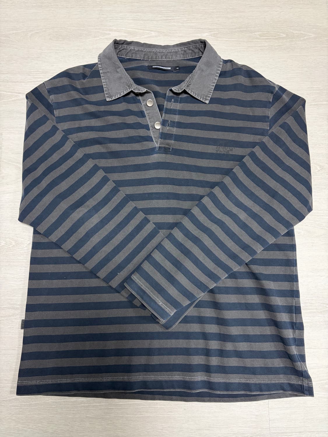 해칭룸 vtg 스트라이프 폴로티 상품이미지3