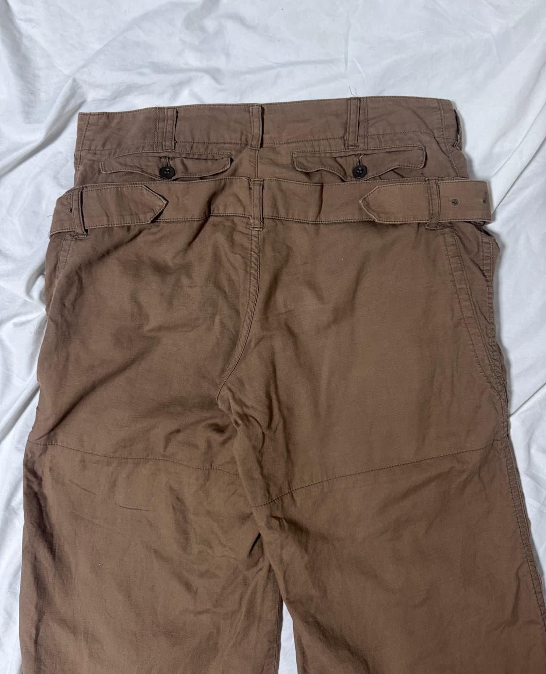 Zucca 더블 웨이스트 크롭 팬츠 y2k 아방가르드 lgb goa 상품이미지4