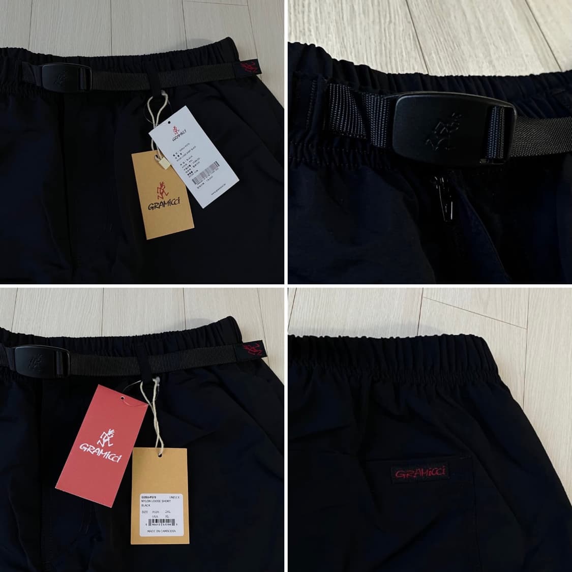 GRAMICCI NYLON LOOSE SHORT BLACK 상품이미지3