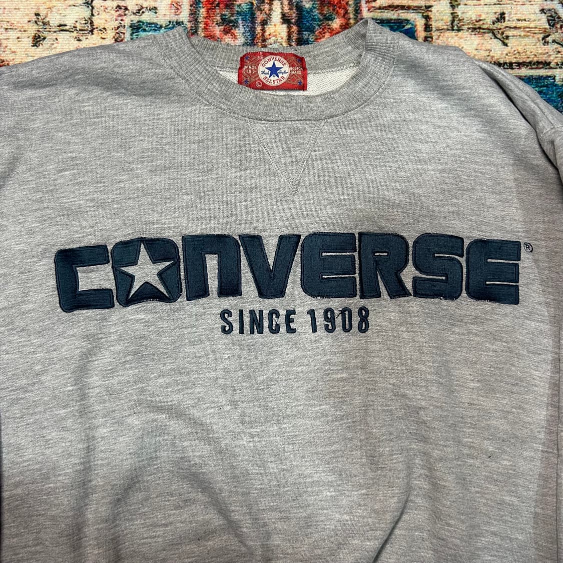 [XL] 90s 컨버스 자수 로고 맨투맨 상품이미지3