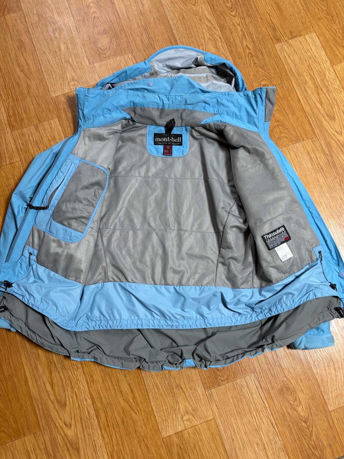 몽벨 일본판 스카이블루 바람막이 상품이미지7