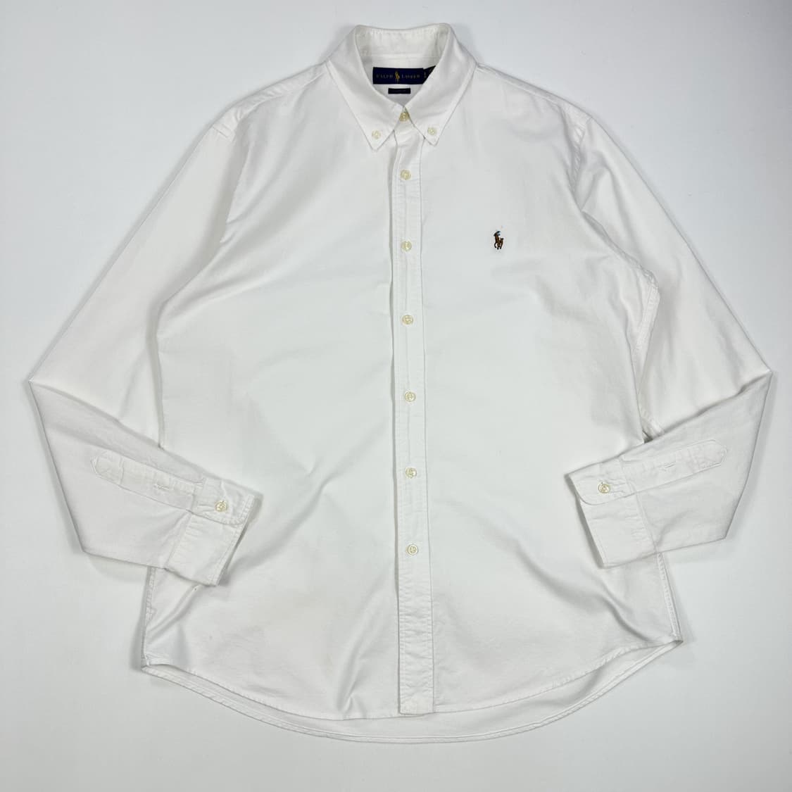 폴로 랄프로렌 포니 클래식 화이트 셔츠 (L) 상품이미지2