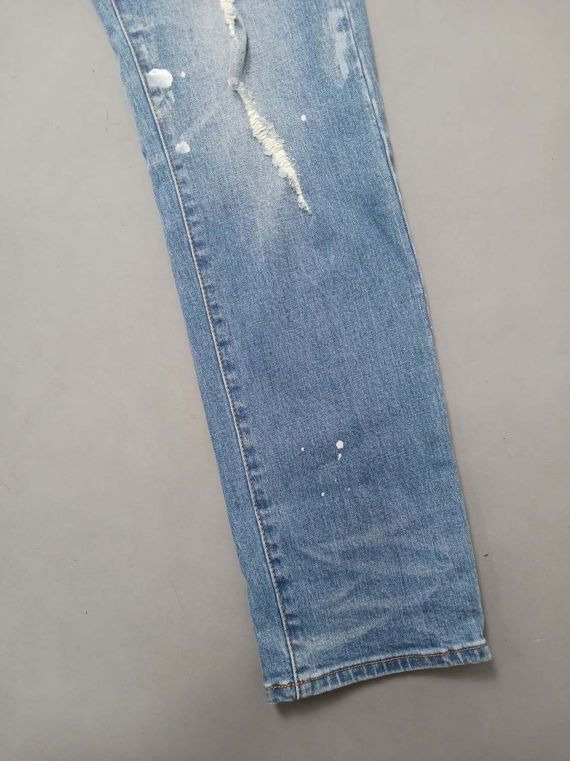 [34] 디스퀘어드2 화이트페인트 디스 슬림진 청바지 상품이미지5