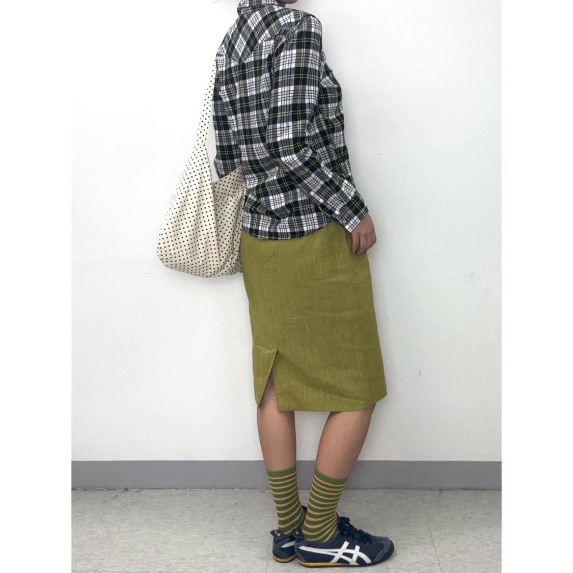 빈티지 체크 셔츠 상품이미지3