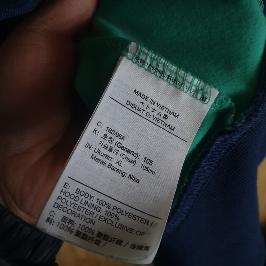 나이키 반집업 후드 XL 상품이미지4