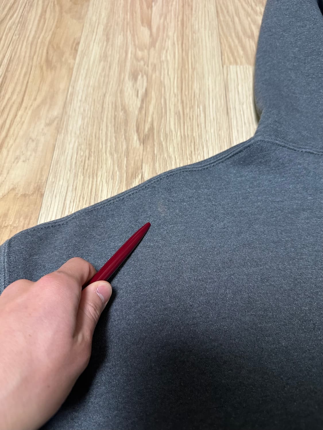 00s 빈티지 러셀 후드집업 다크그레이 XL 상품이미지8