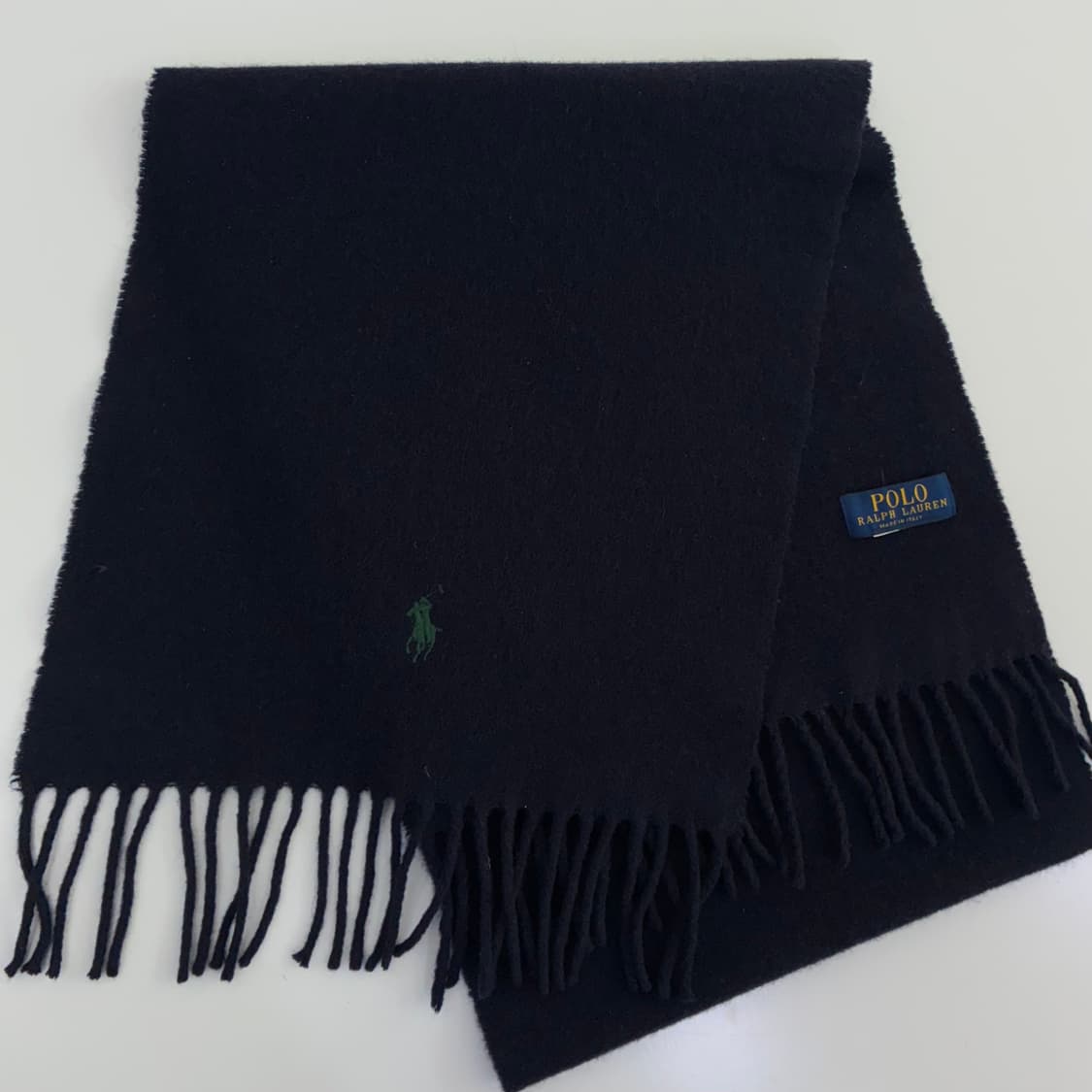 Polo 폴로랄프로렌 신형 네이비 램스울 머플러 상품이미지1