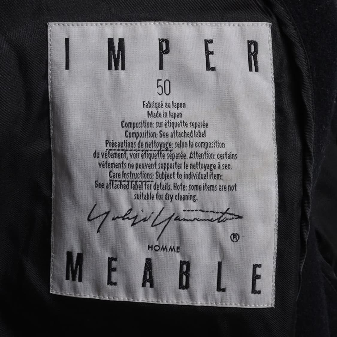 요지 야마모토 90's Yohji Yamamoto Wool Coat 상품이미지9