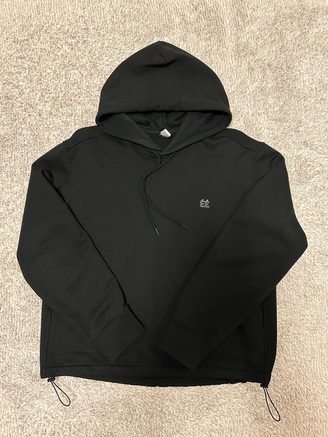 [M] 누마레 EE 로고 후드 블랙 상품이미지1