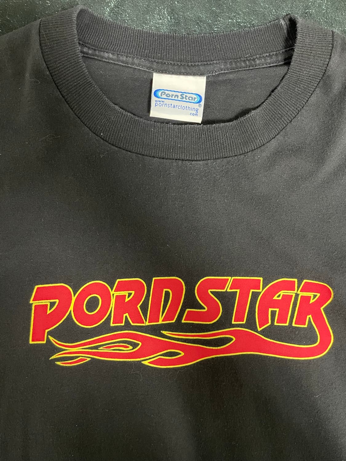 [XL] 90's pornstar 폰스타 빈티지 롱슬리브 블랙 상품이미지3