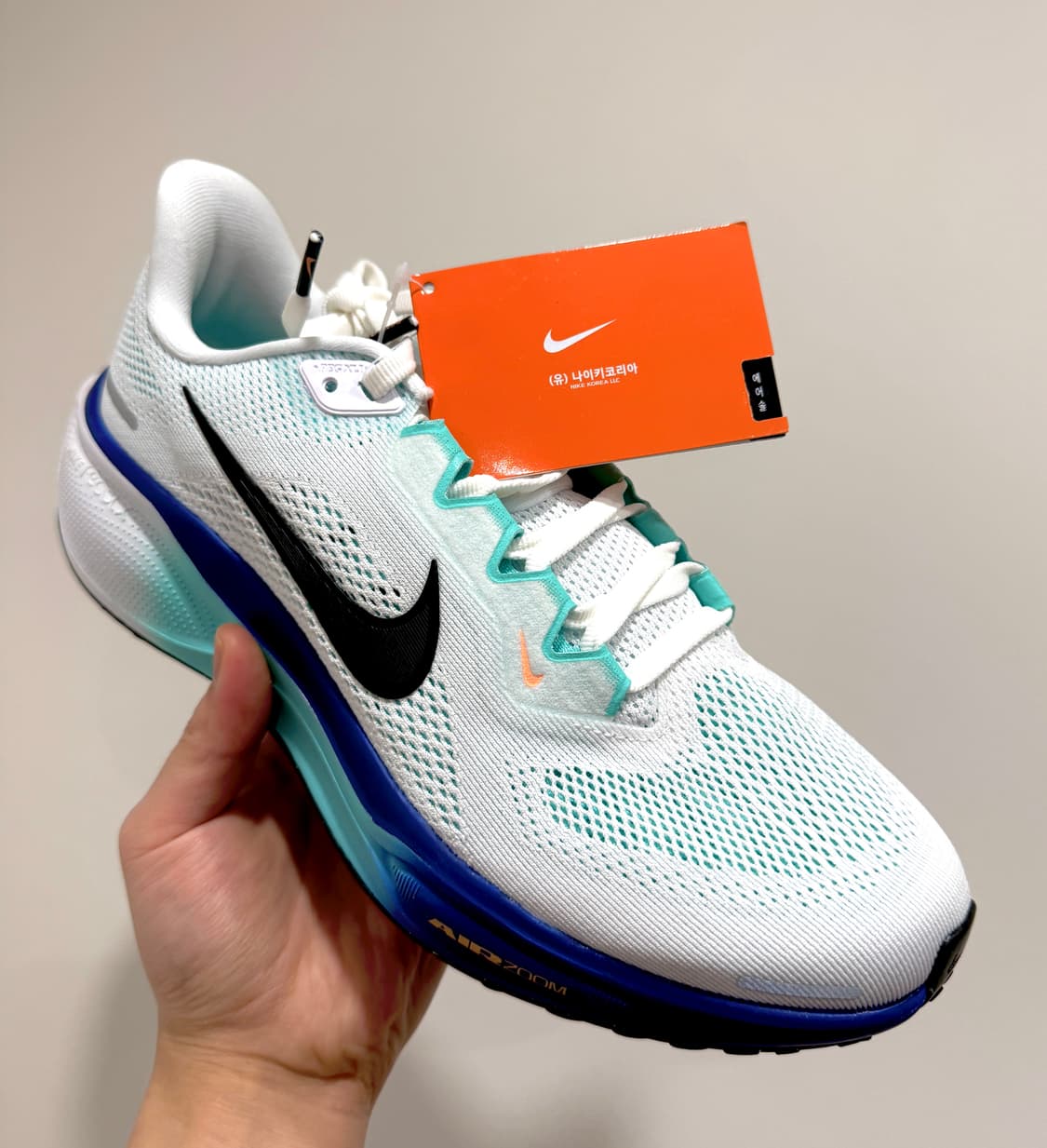 (255/US7.5)(새상품)나이키 런닝화 에어줌 페가수스 41 터콰이즈 상품이미지3