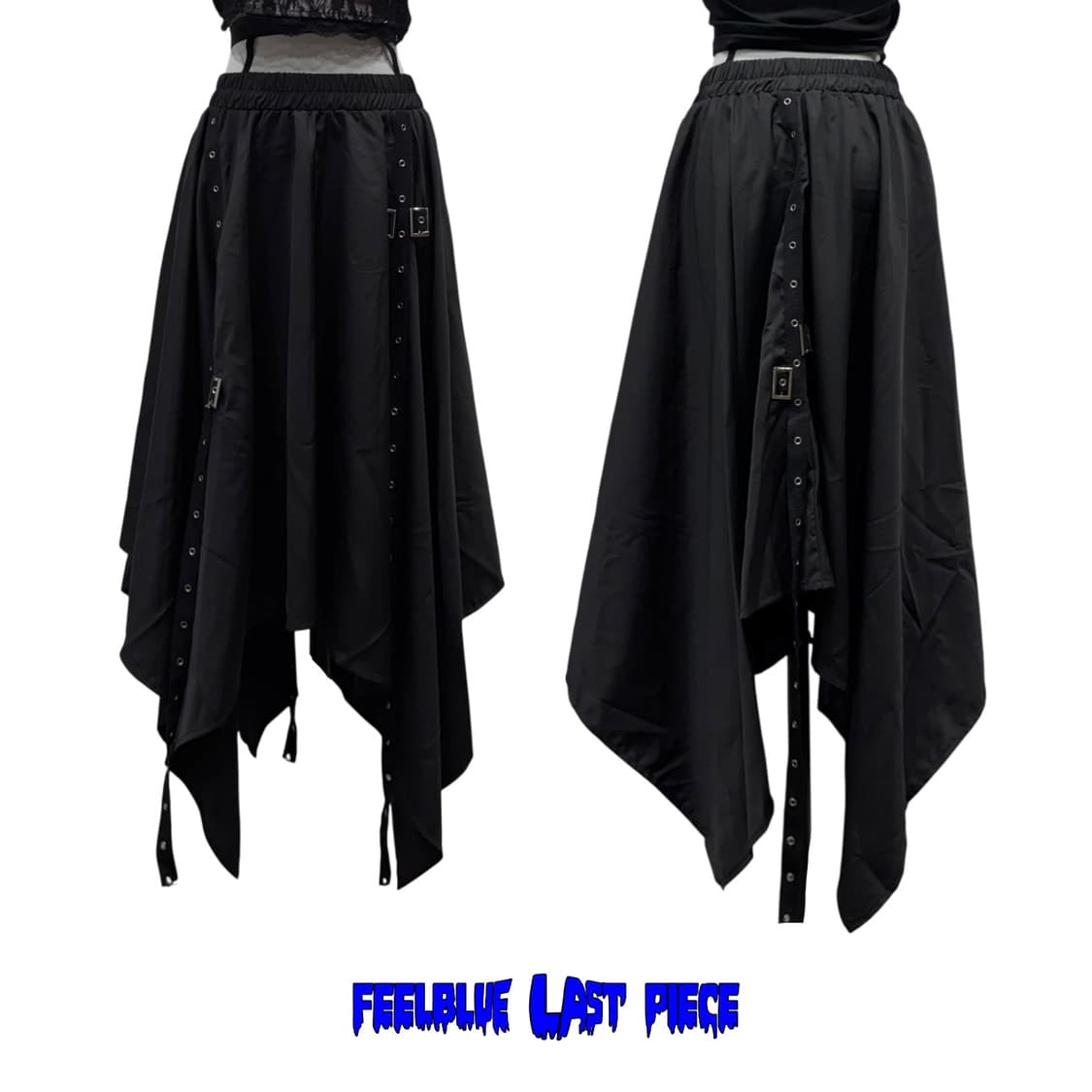 Asymmetrical Belted Midi Skirt 상품이미지6