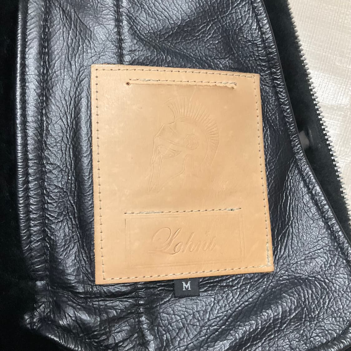 론트 리얼 레더 무스탕 M 상품이미지7