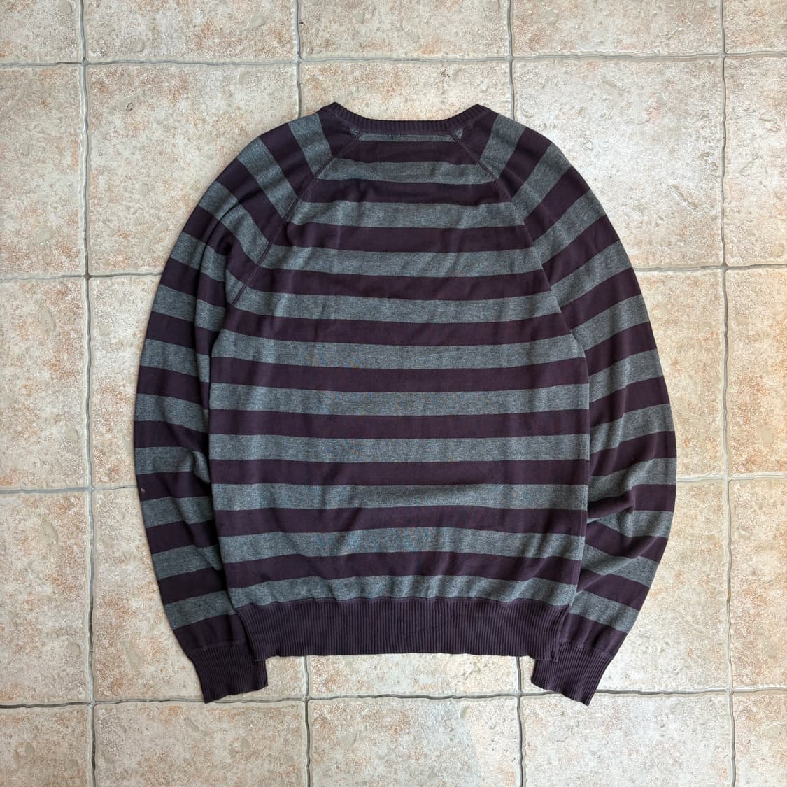 [XL] Nautica purple stripe cotton knit 상품이미지6