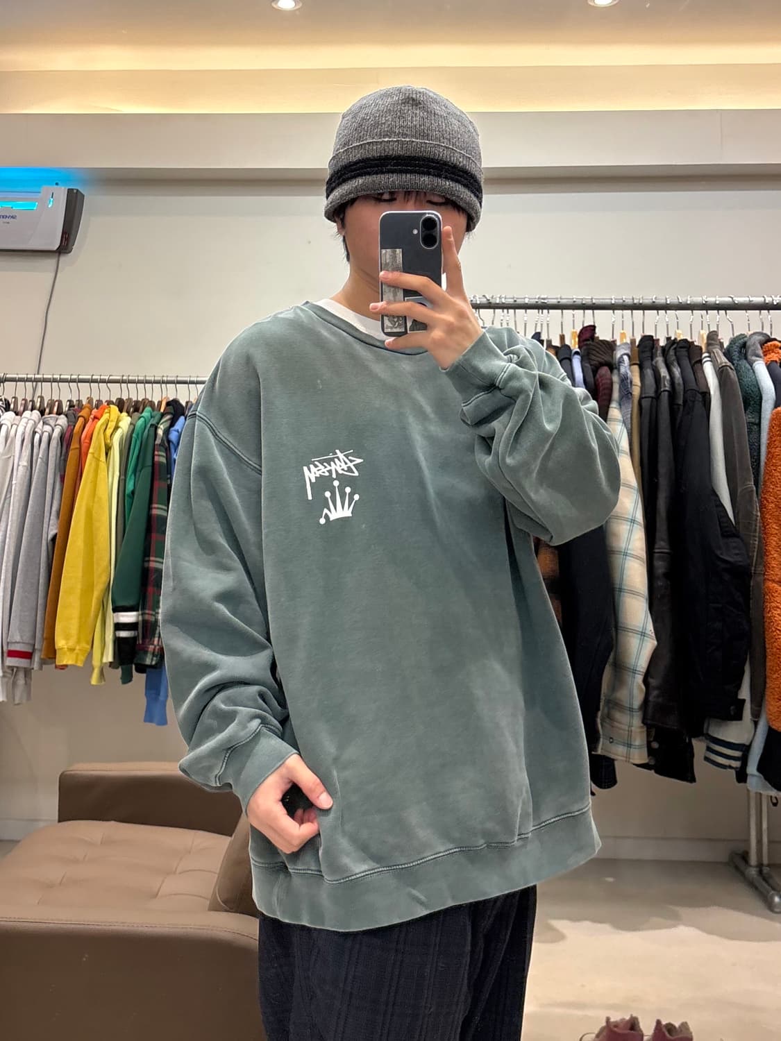 스투시 크라운 오스트레일리아 맨투맨 상품이미지8