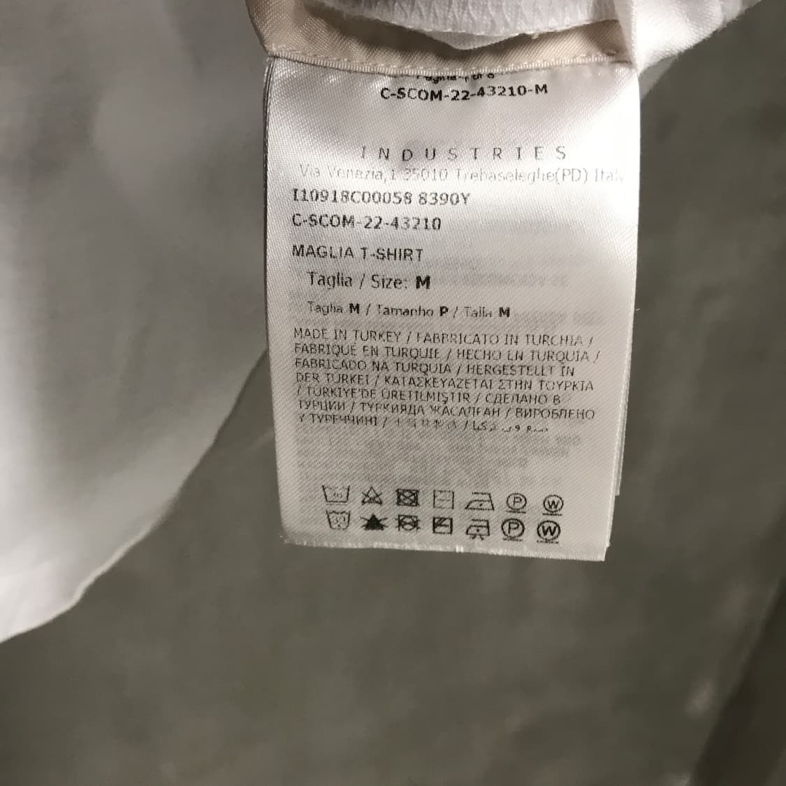 몽클레어 화이트 반팔 티셔츠 M 상품이미지6