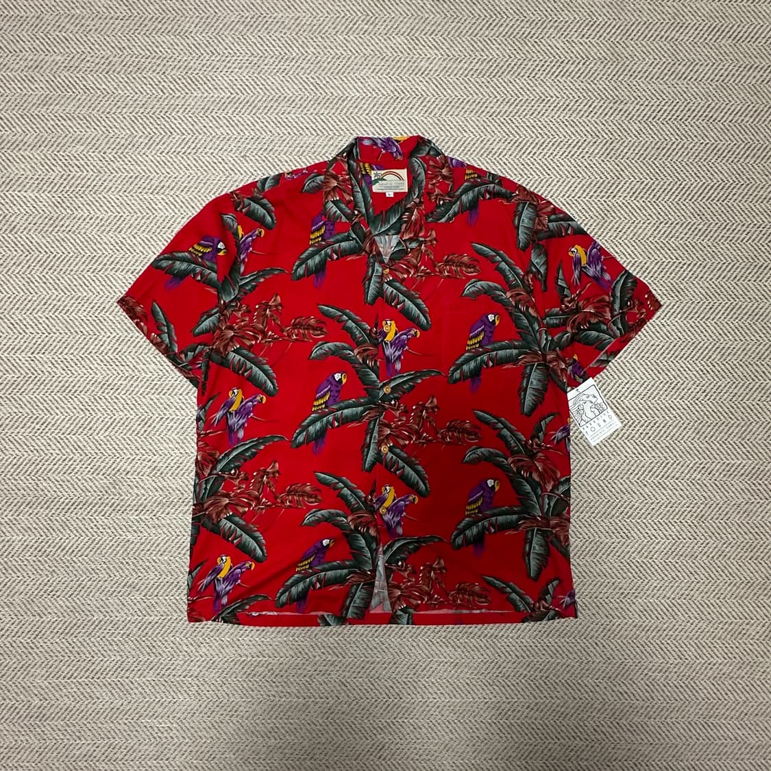 VINTAGE usa made hawaiian shirt rayon 상품이미지1