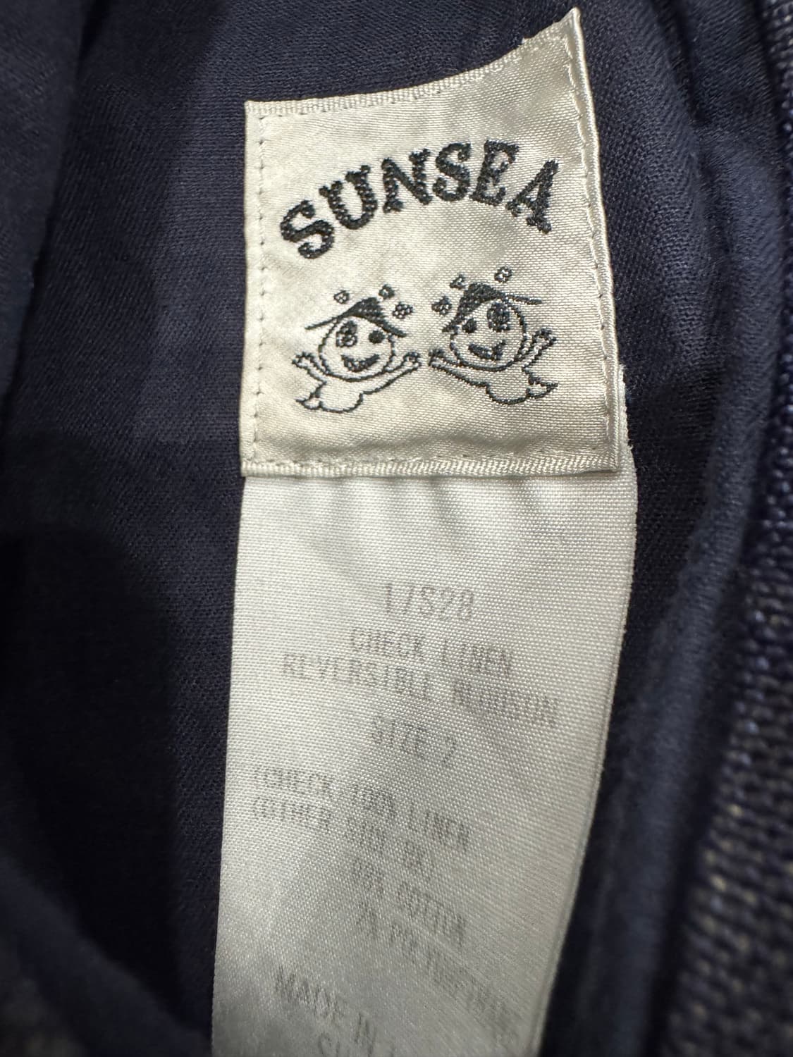 Sunsea 리버시블 린넨 체크 라이너자켓 상품이미지9