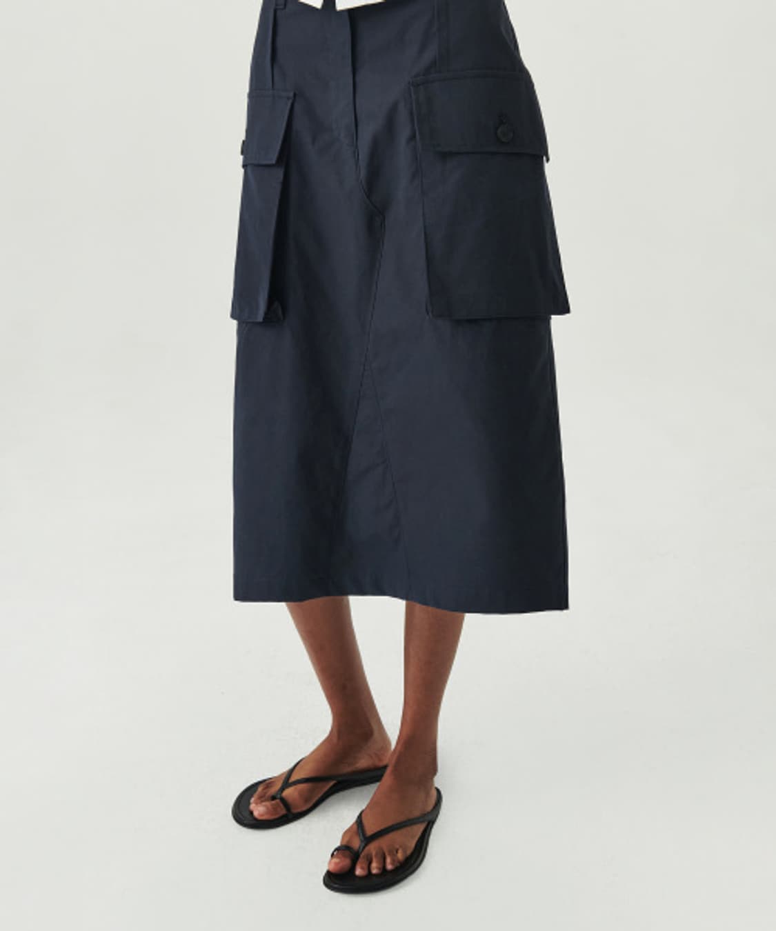 르바(LEVAR) 프렌치 코튼 치노 스커트 상품이미지1