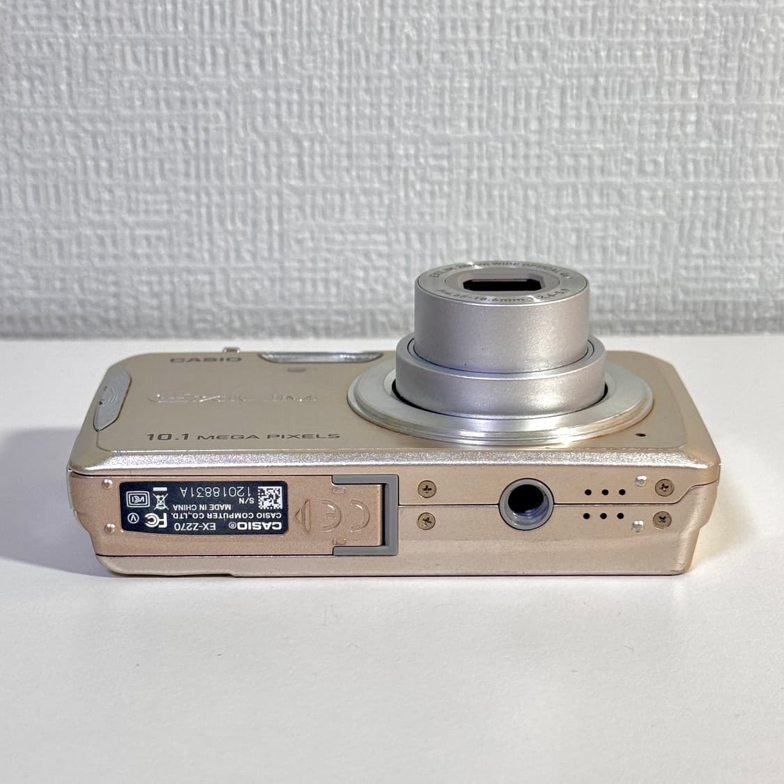 카시오 엑슬림 EX-Z270 샴페인골드 빈티지디카 상품이미지4