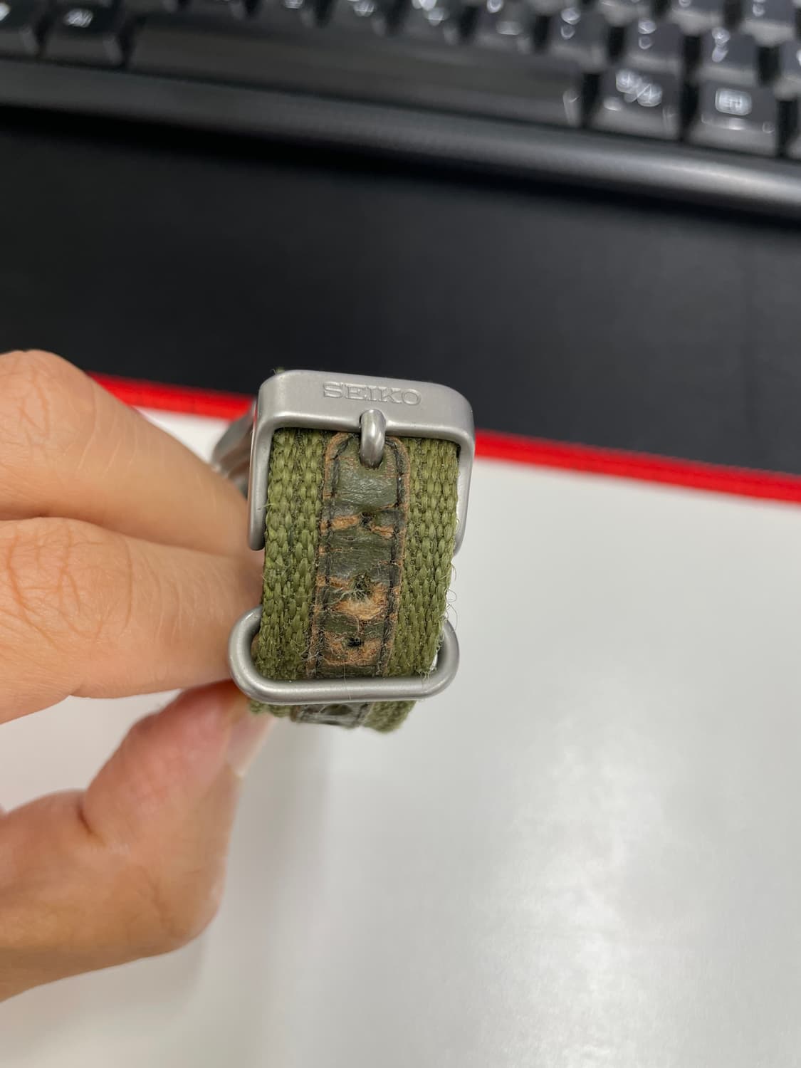 세이코 snk805 오토매틱 올리브 상품이미지8