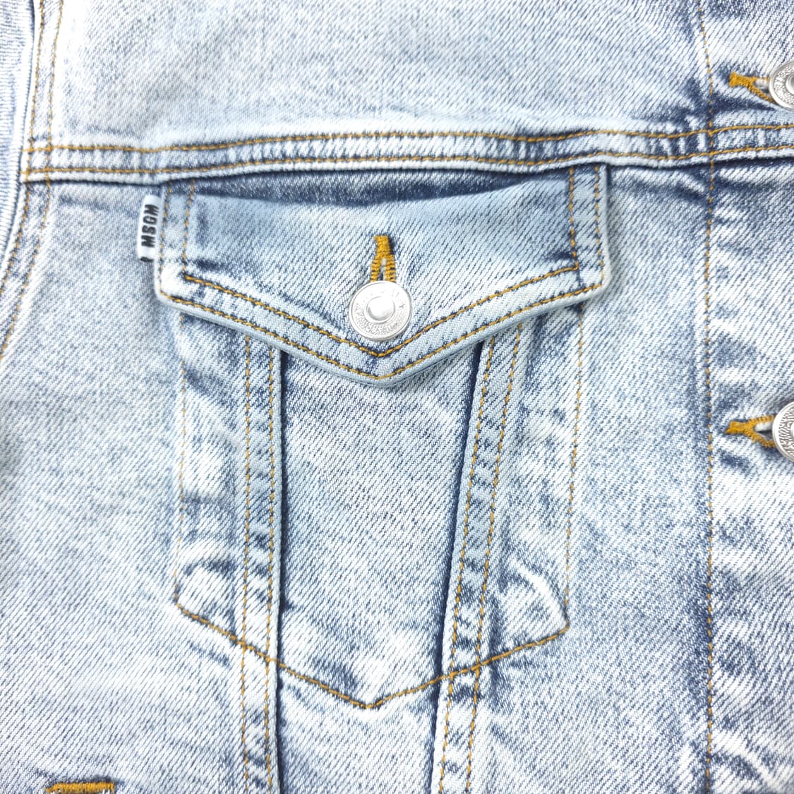 MSGM 데님 자켓 연청 (42) 상품이미지5