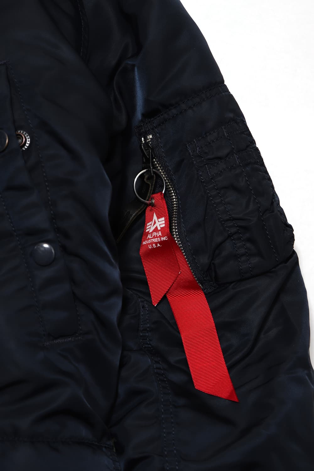 ALPHA INDUSTIRTES N3B 네이비 패딩 파카 size M 상품이미지4