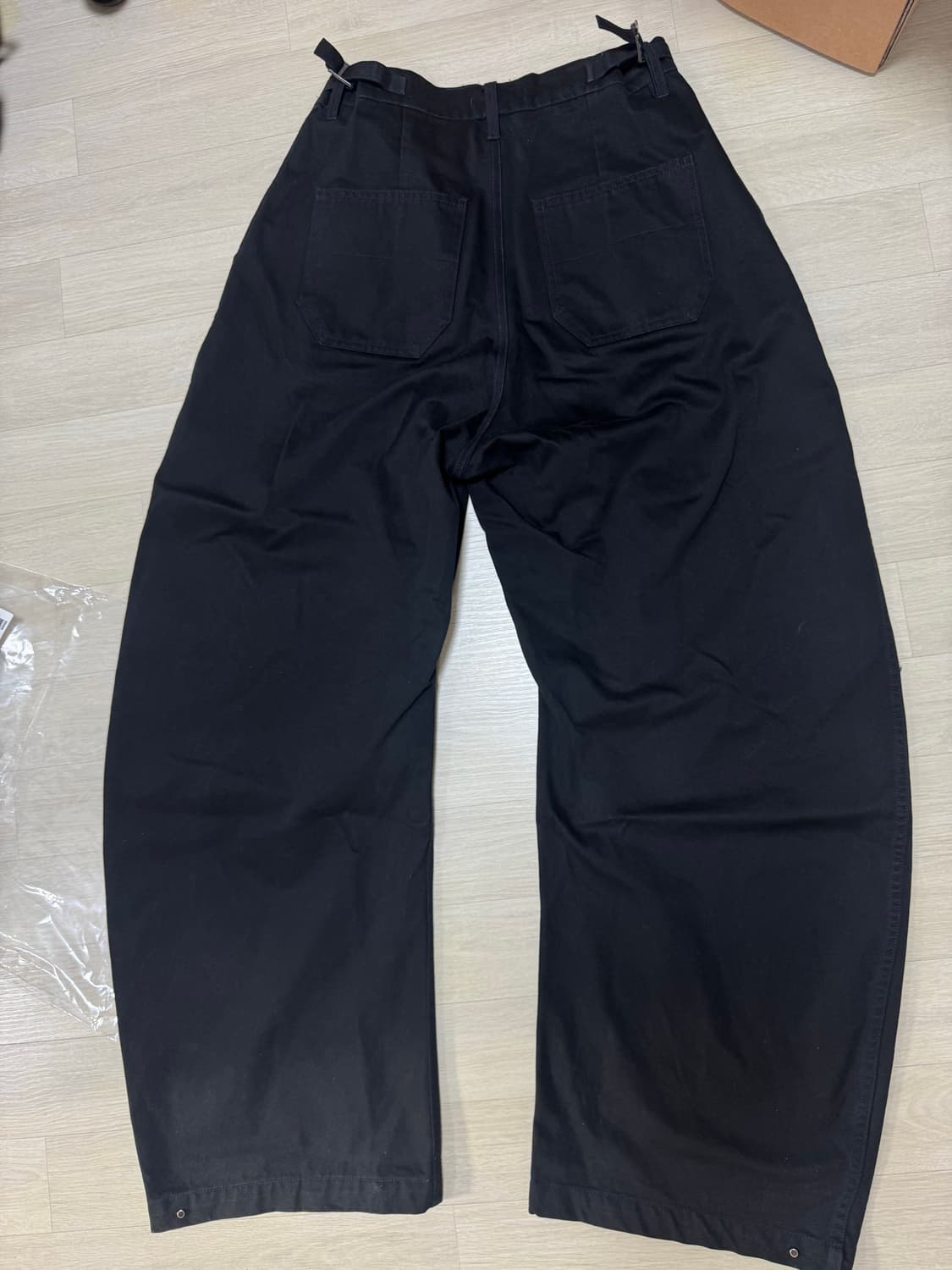 [3] 아르반 커브드 팬츠 블랙 상품이미지3