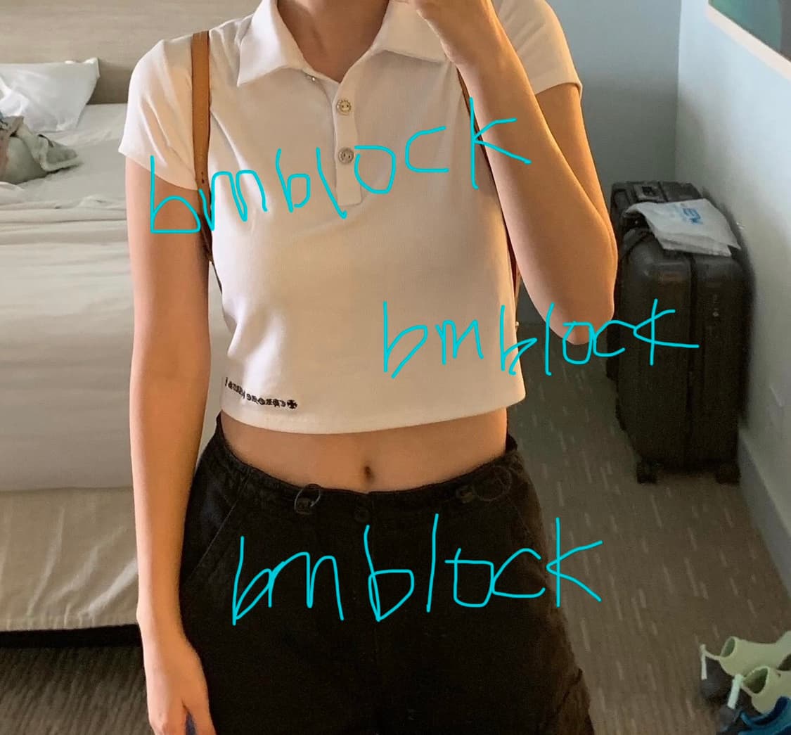 크롬하츠 폴로 티셔츠 여성용 m 상품이미지10