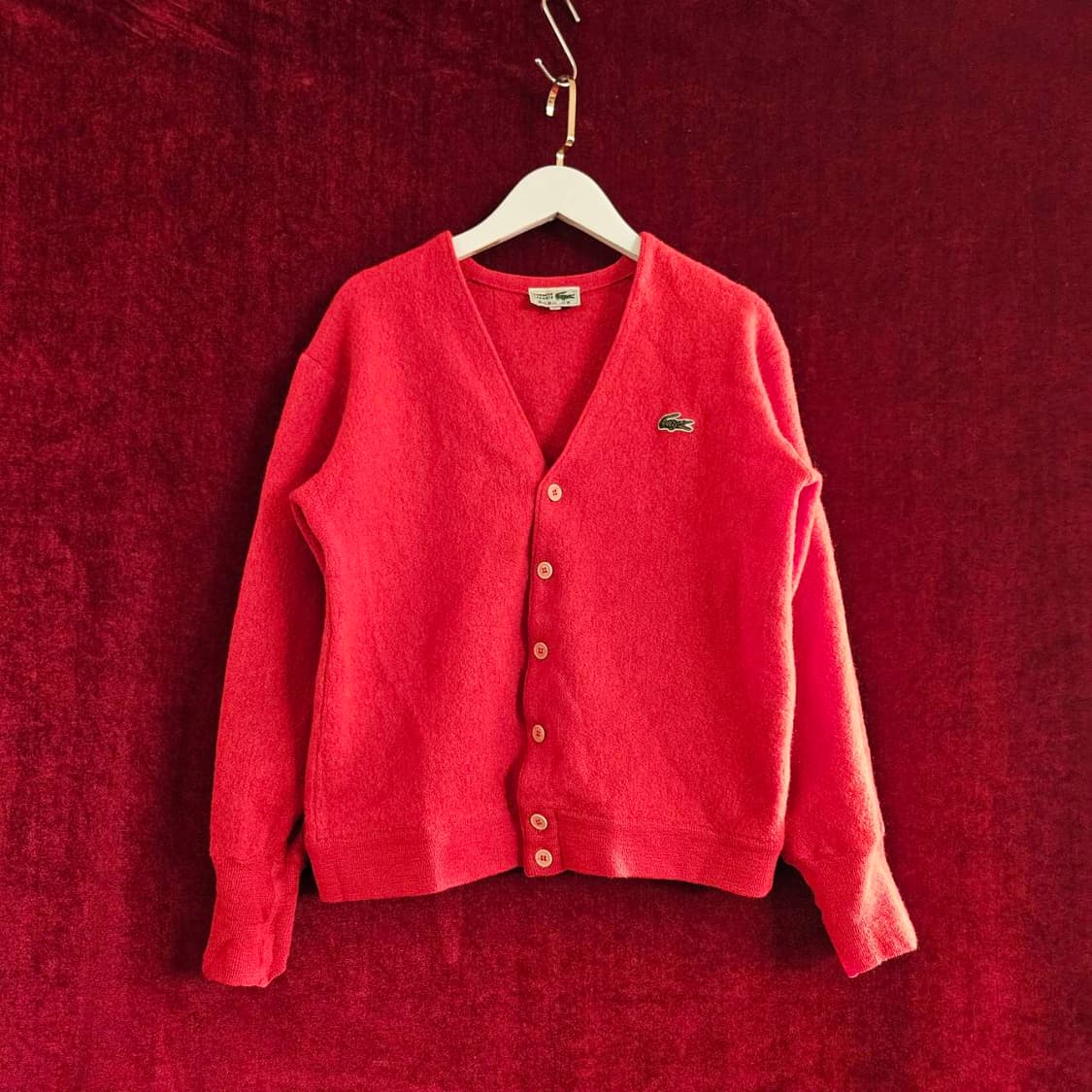 라코스테(Lacoste) 80's 빈티지
브이넥 숏 가디건 상품이미지2
