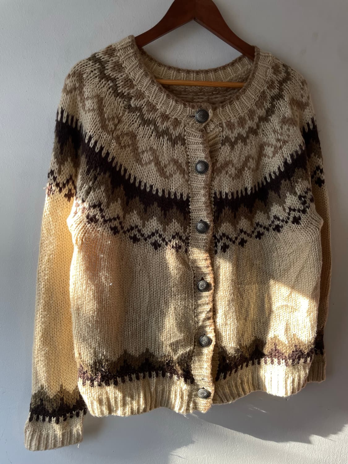 90's JPN Vintage Knit Cardigan 상품이미지3