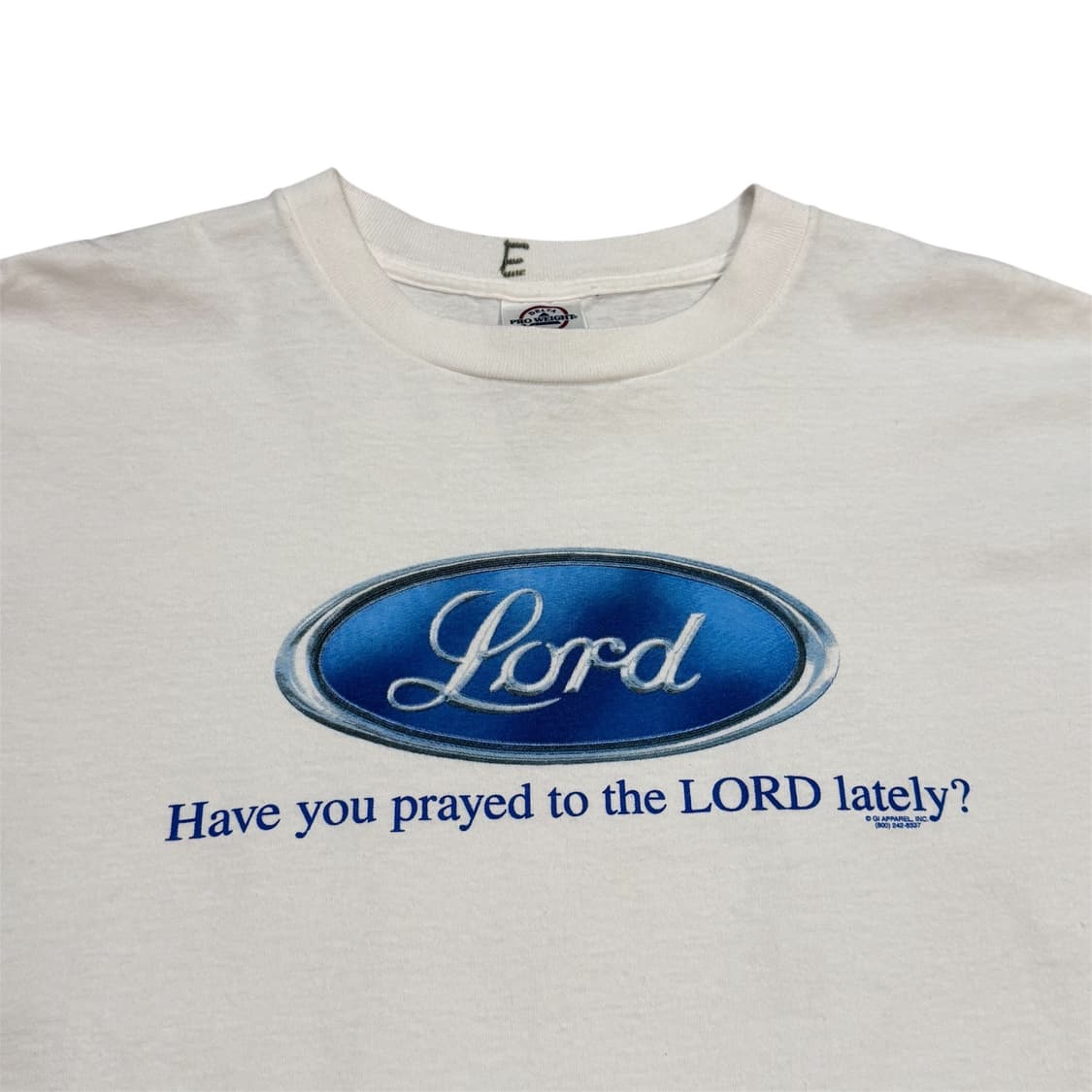 빈티지 Jesus Lord Ford 패러디 티셔츠 상품이미지3