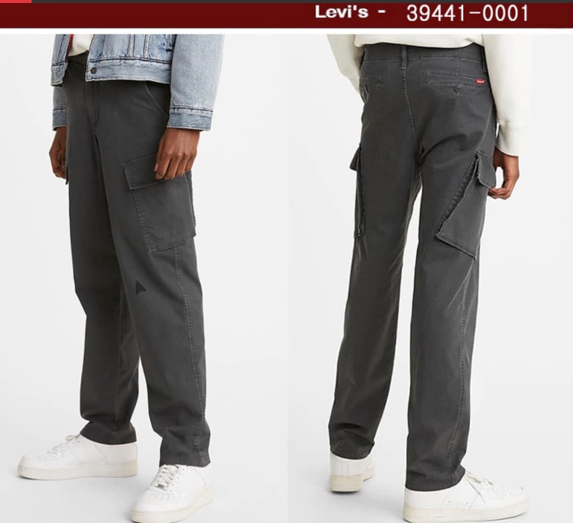 [새상품] 리바이스 XX 카고테이퍼드 Pilot Black (31x30) 상품이미지1
