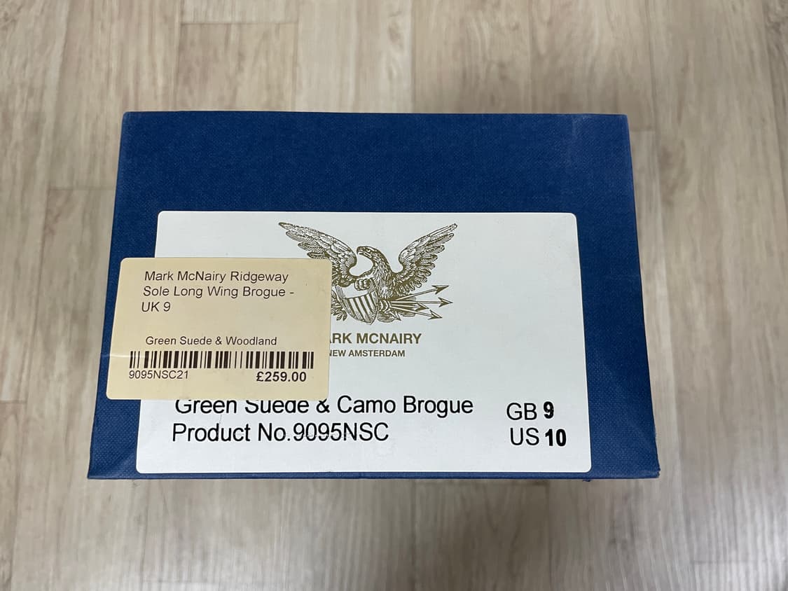 280) 마크맥네어리 RRL&폴로 카모 롱윙(영국제)새제품 상품이미지2