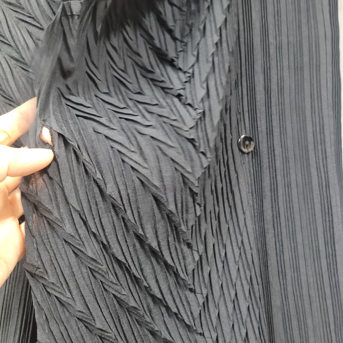 주름 디자인 롱 베스트  상품이미지7