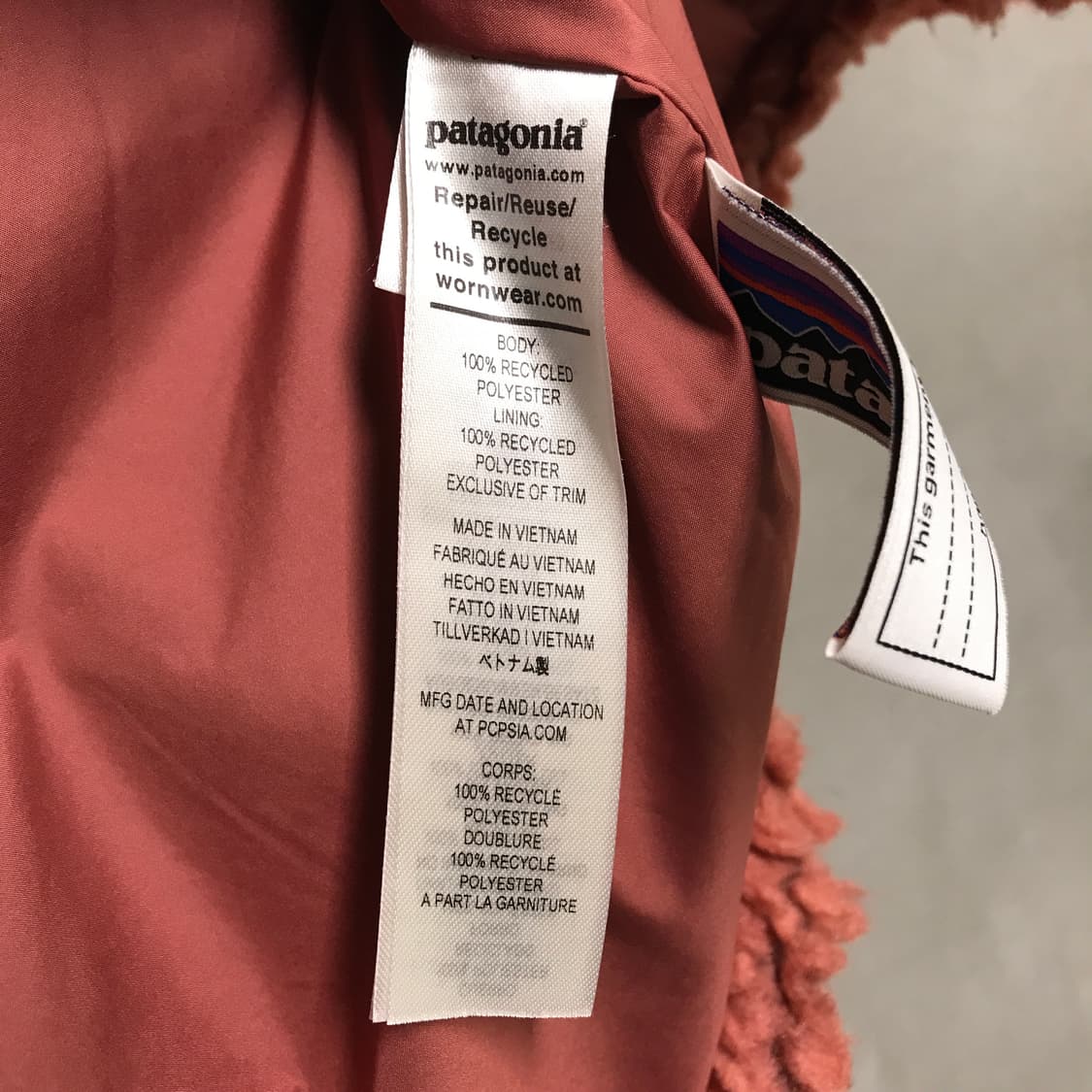 파타고니아 레트로 플리스 자켓 핑크 XL(W) 상품이미지7