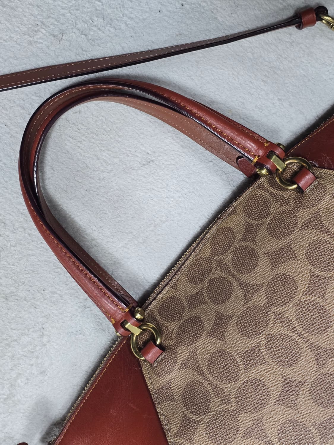 Coach 코치 프레리 사첼 인 시그니처 캔버스 투웨이 백 상품이미지3