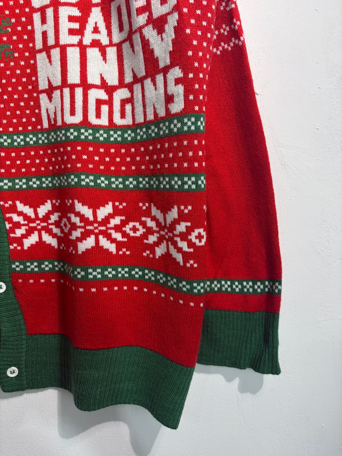 [L] U.S.A. 크리스마스 어글리니트 가디건 어글리스웨터 상품이미지5