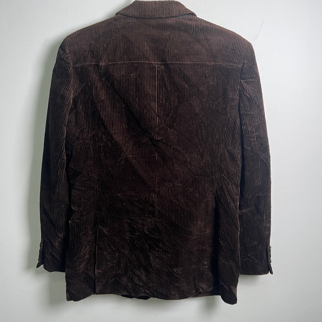 발렌티노 브라운 코듀로이 싱글 블레이저 38 상품이미지6