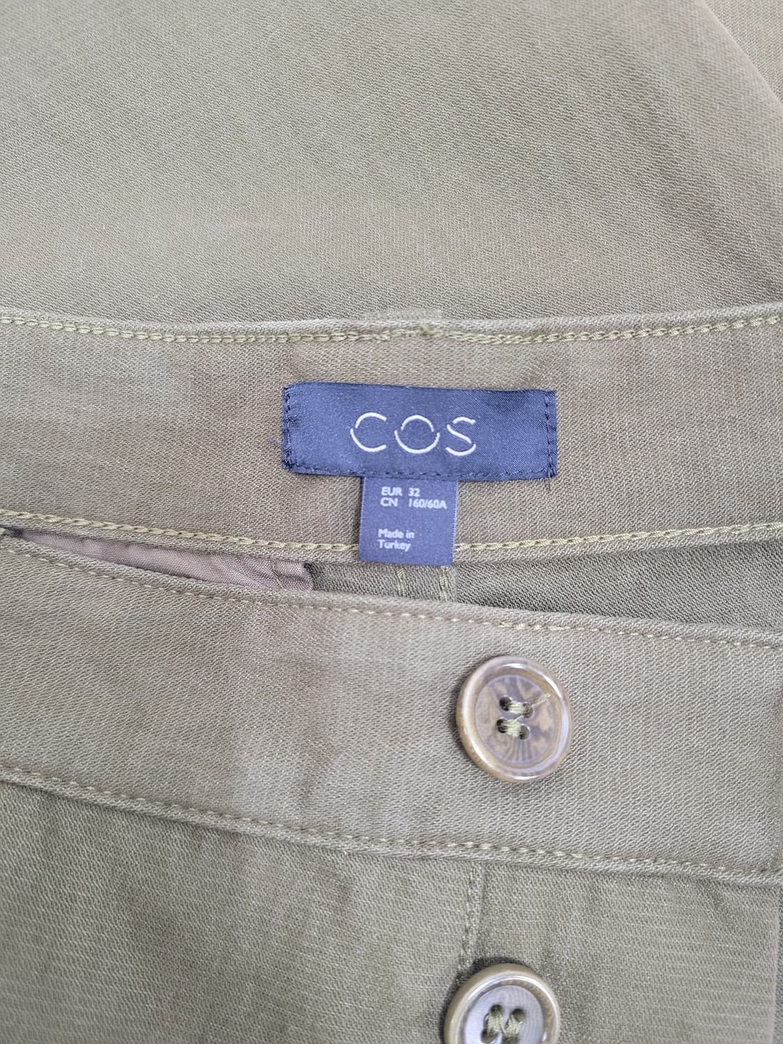 (새상품급) COS 코스 세미 배기핏 데님 팬츠 / 여 160-60A  상품이미지8