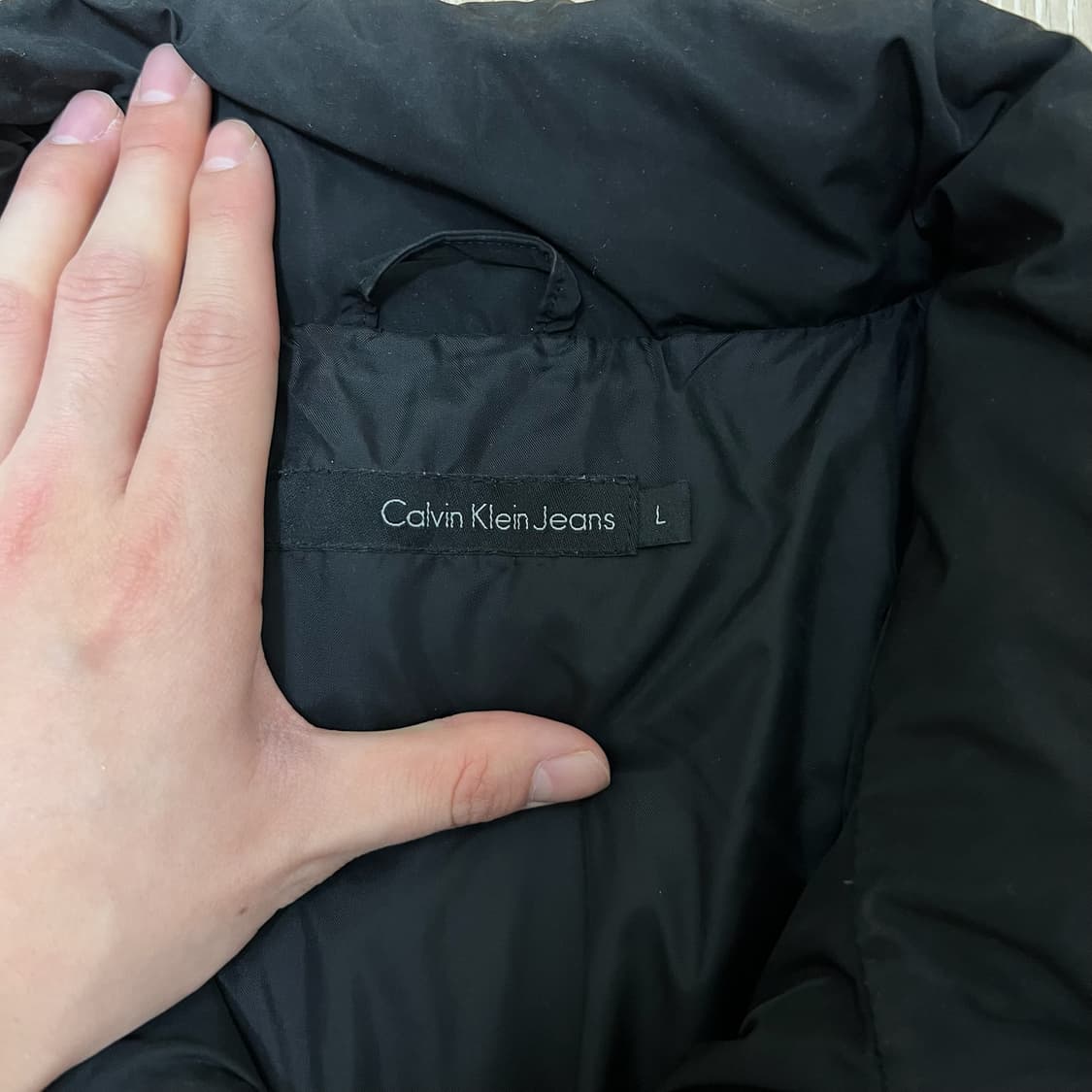 캘빈클라인 남성 덕다운 패딩 L/100  상품이미지5