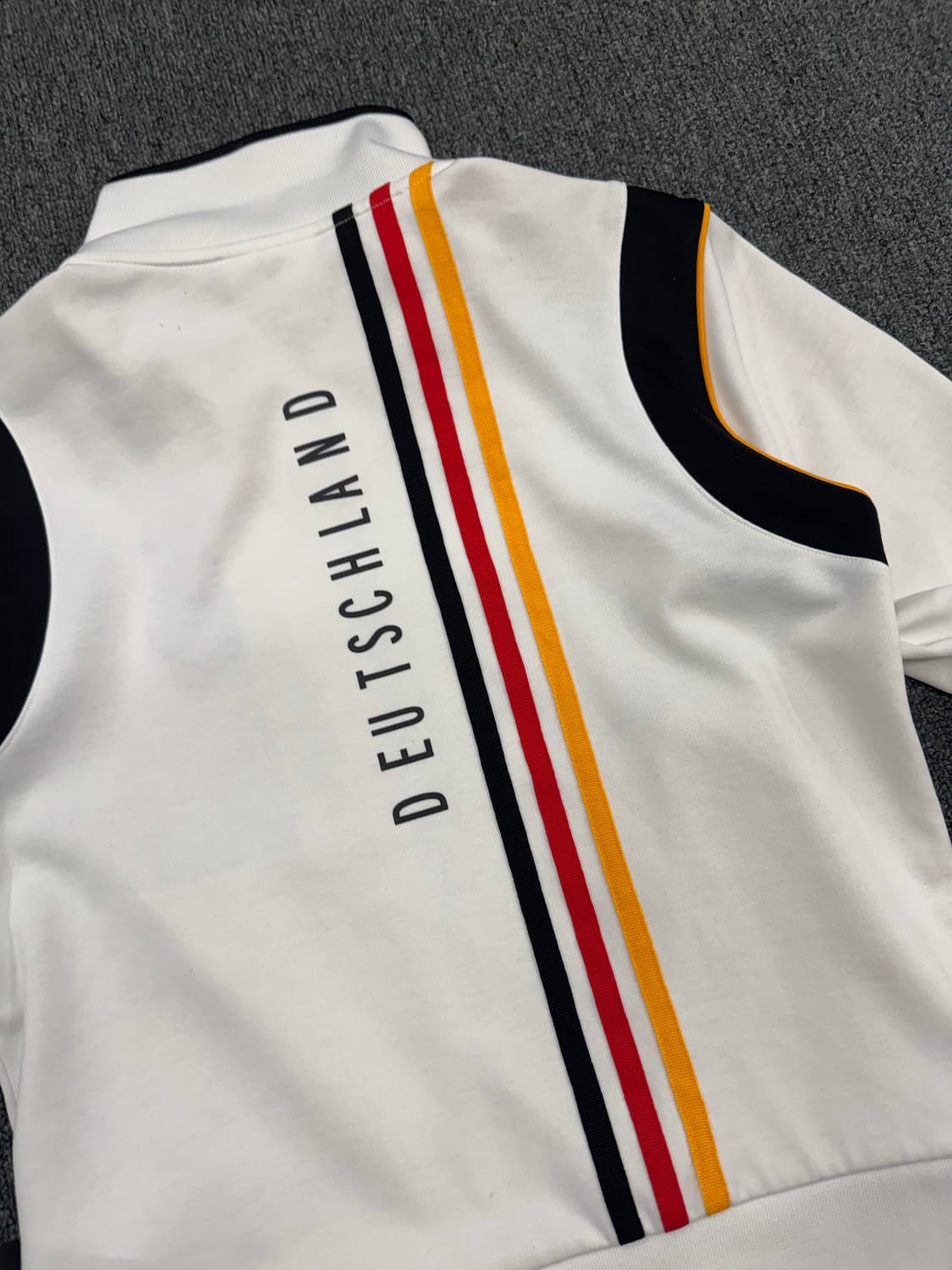 95)아디다스 빈티지 여성 독일 트랙탑 져지 화이트 상품이미지7