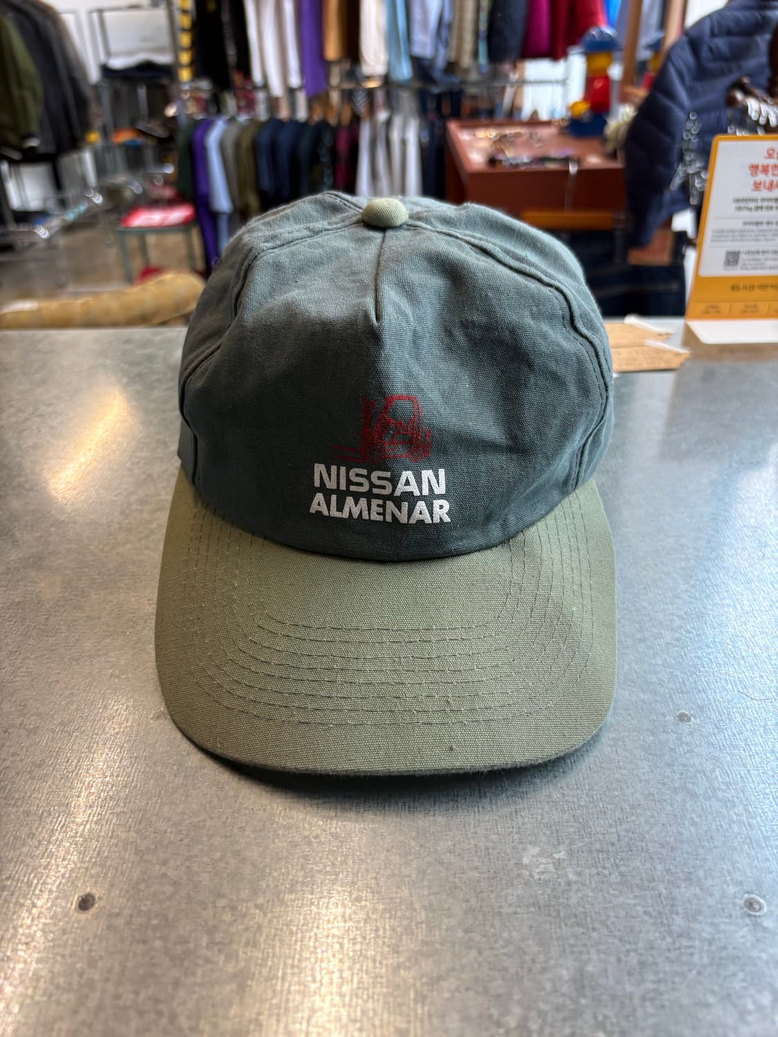 80s 닛산 빈티지 프로모션 투톤 캡 상품이미지3
