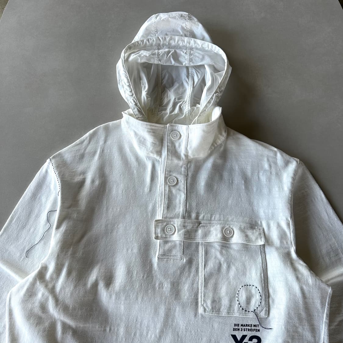 [L]요지 야마모토 Y-3 사시코 레이어드 후디 자켓 상품이미지3