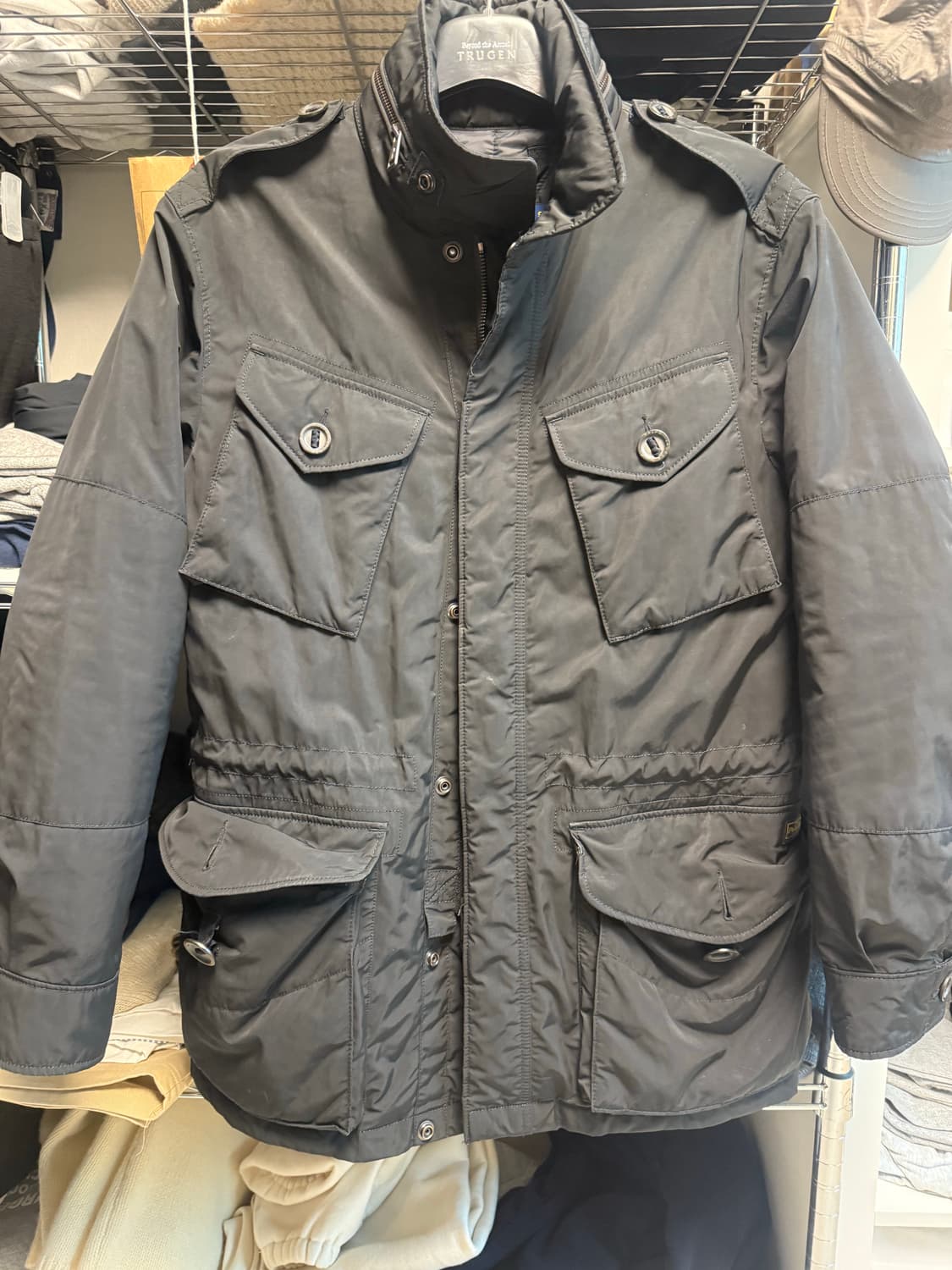 폴로 랄프로렌 필드 다운 자켓 블랙 S 상품이미지2