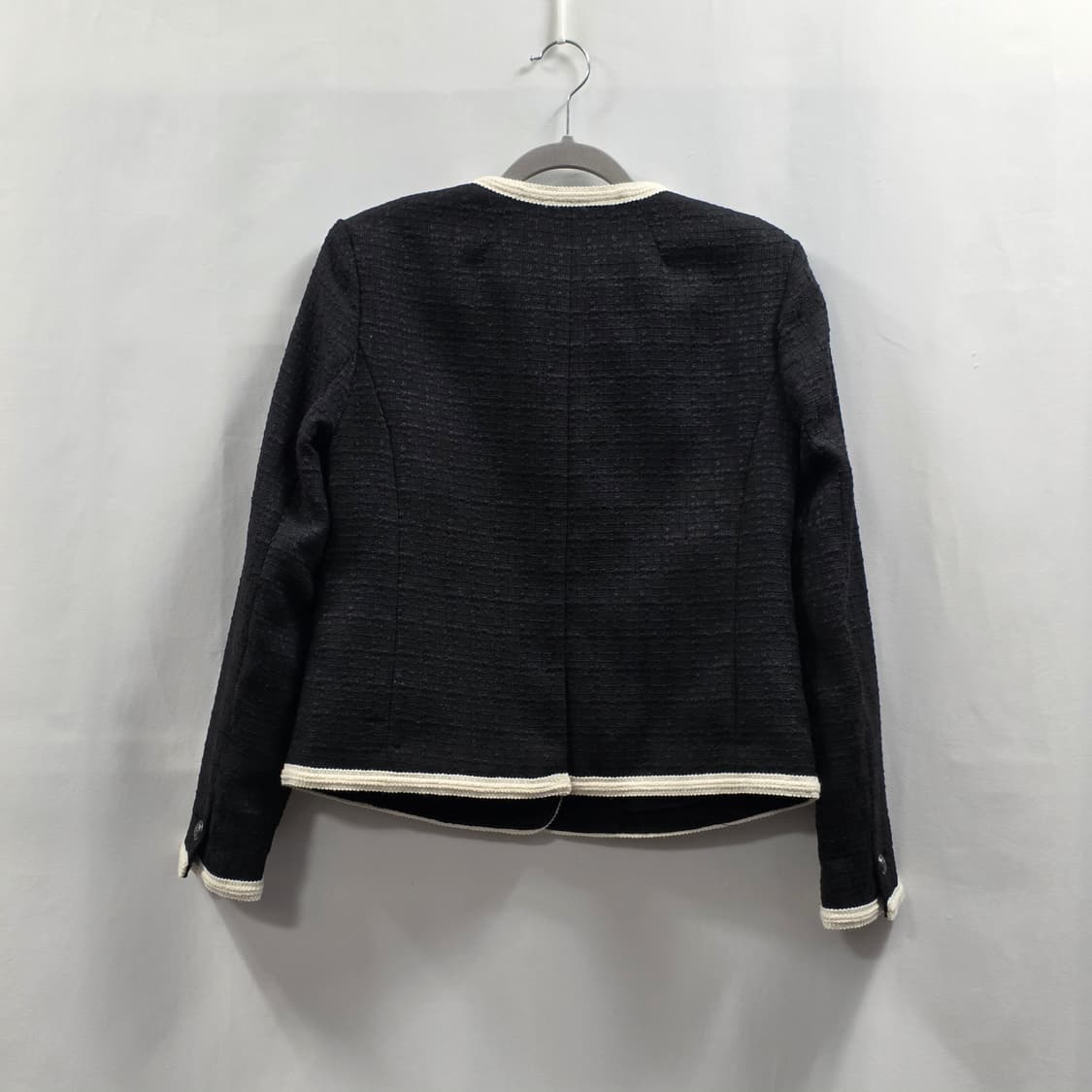 0740 [셀렙샵 에디션] 2024 트위드 배색 라운드 자켓(55) 고급 상품이미지2