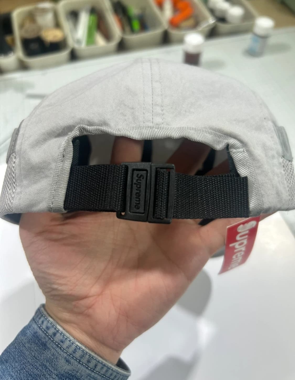 슈프림 메쉬 포켓 그레이 새거 상품이미지3