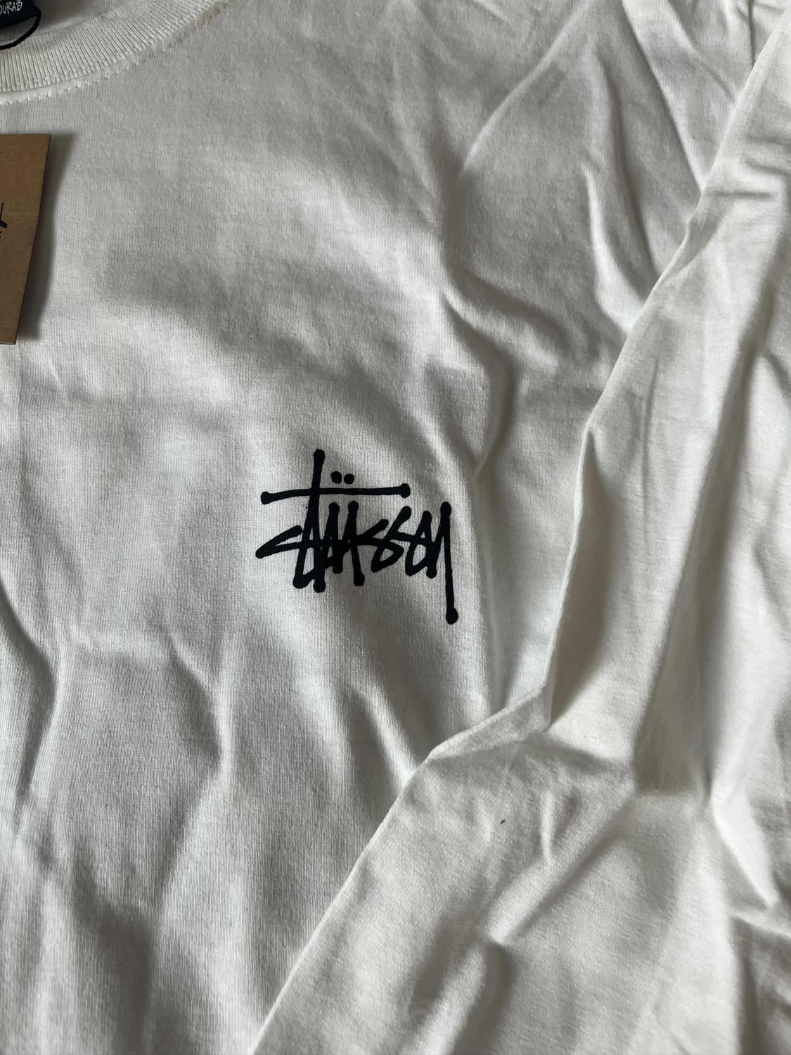 스투시 롱슬리브 흰색 정품(택포 새상품) 상품이미지4