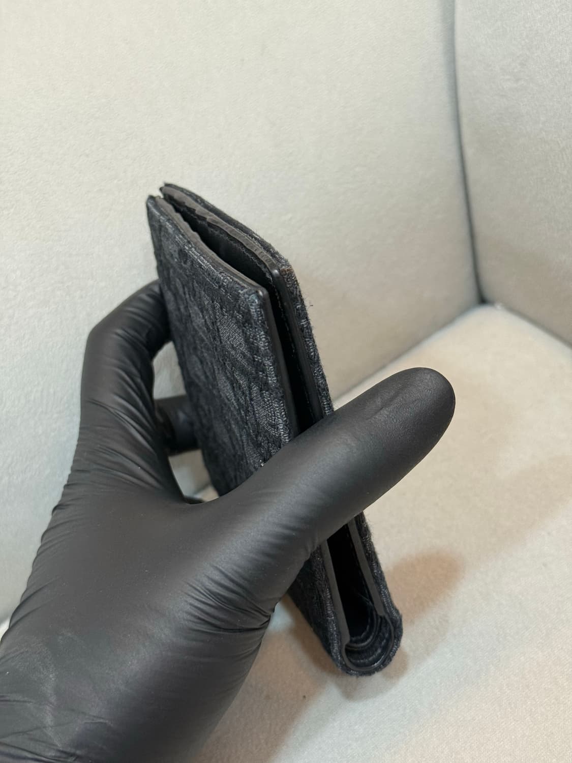 디올 오블리크 반지갑 블랙 상품이미지9